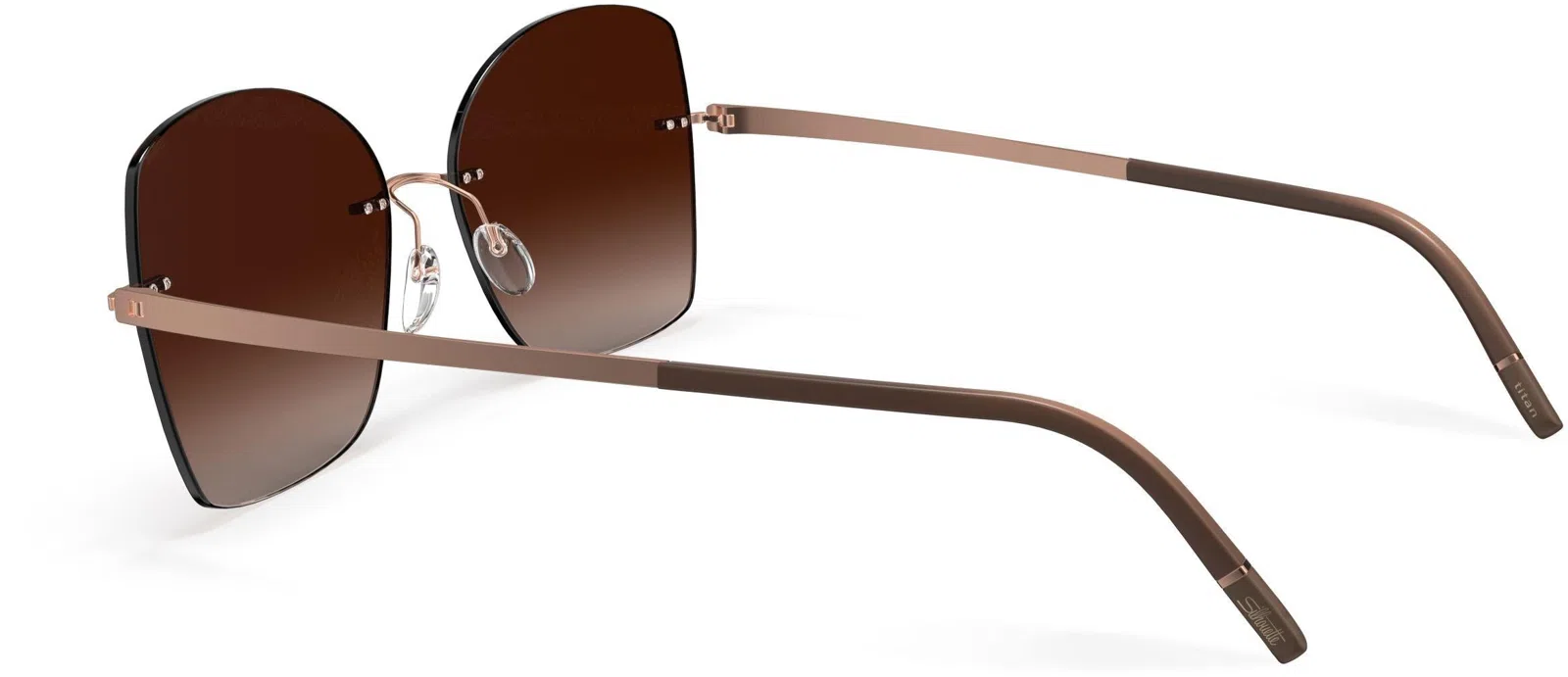 Silhouette Terranea Rimless 8193 Sunglasses - view 14